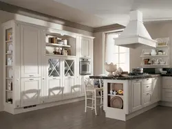 Showcase In The Kitchen In A Modern Kitchen Photo