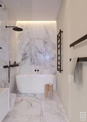 Bathroom design marble wood concrete