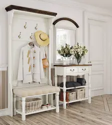 Hallway with wall hanger interior