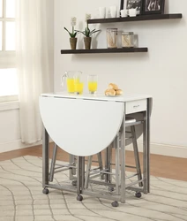 Photo of transformable tables for the kitchen