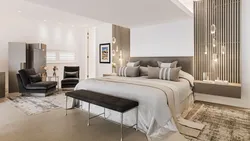 Contemporary bedroom interior