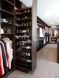 Wardrobes for outerwear and shoes photo