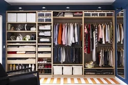 Wardrobes for outerwear and shoes photo