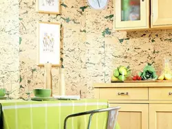 Wallpaper and wall panels for the kitchen photo