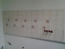 I laid tiles in the kitchen photo