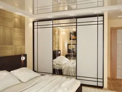 Wardrobe for bedroom design photo