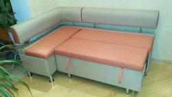 Уголок на кухню со спальным местом фото