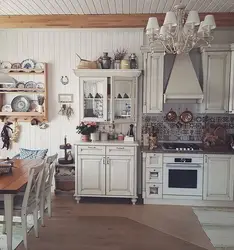 Ас үйдің интерьеріндегі прованс сияқты