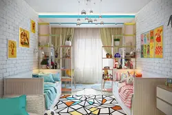 Photo of a bedroom for a boy and a girl