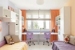 Photo of a bedroom for a boy and a girl