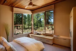 Bedroom design with large window