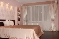 Veil in the bedroom interior