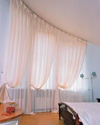 Veil in the bedroom interior