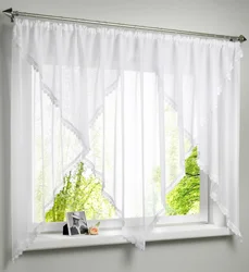 Curtains for the bedroom in a modern style photo short