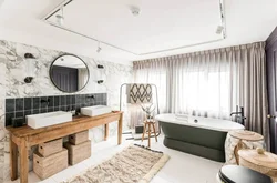 Scandinavian style in the bathroom interior