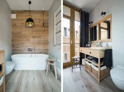 Scandinavian style in the bathroom interior