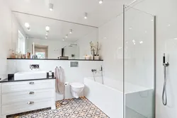 Scandinavian bathroom design photo
