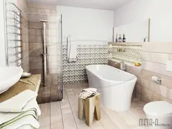 Скандинавский ванная комната дизайн фото