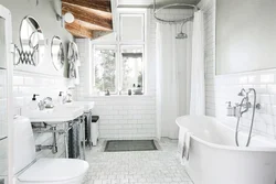 Scandinavian bathroom design photo