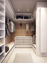 Dressing room design 3 sq.m.