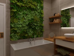 Bathtub in eco style design
