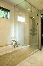 Bath and shower together design