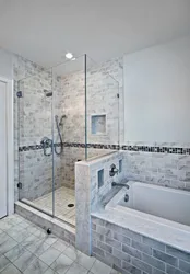 Bath and shower together design