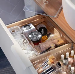 Photo of drawers in the bathroom