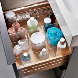 Photo of drawers in the bathroom