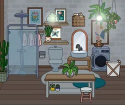 Bathroom design in current side