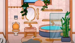 Bathroom design in current side