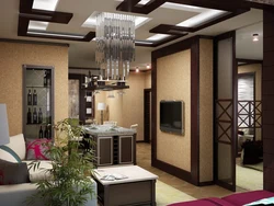 If the wall of the kitchen and corridor photo