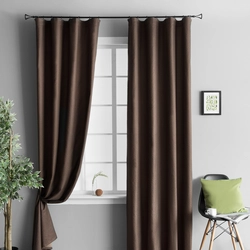 Blackout Curtains In The Bedroom Interior