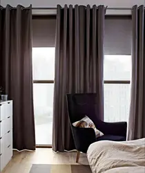 Blackout Curtains In The Bedroom Interior