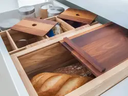 Хлебніца на кухні дызайн
