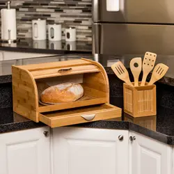 Bread box in the kitchen design