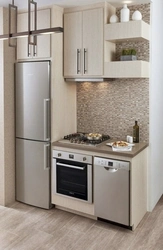 Small straight kitchen designs