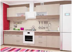 Small straight kitchen design photos