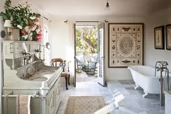 Beautiful bathroom photo in Provence style