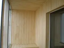 Обшив лоджии вагонкой фото