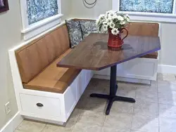 DIY kitchen sofa photo