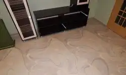 Linoleum xonadon zalida fotosurat dizayni