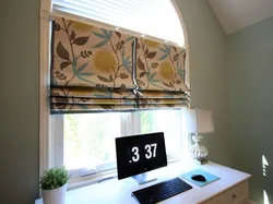 Roman Blinds For Plastic Windows In The Kitchen Photo