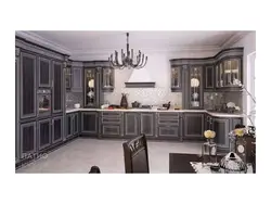 Патинасы бар классикалық асүй интерьері