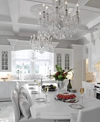 Chandeliers for a classic kitchen photo