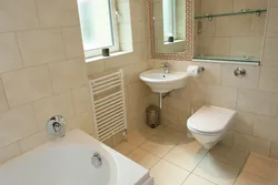 Real photo of the bathroom in the house