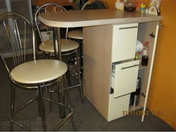 Table cabinet for a small kitchen photo