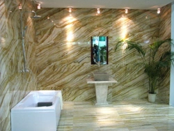 Flexible Marble In The Bathroom Interior