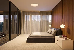 Apartment designs door opposite the window