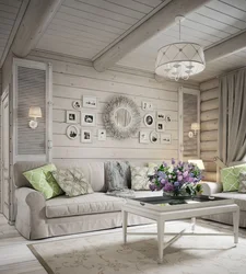 Design Of A Small Living Room In The Country